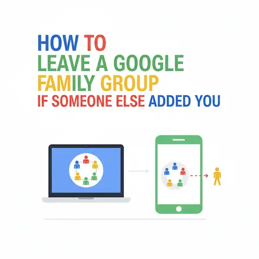 How to Leave a Google Family Group If Someone Else Added You